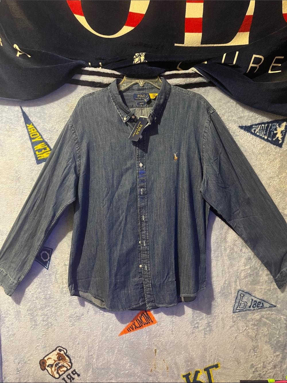 Polo by Ralph Lauren Indigo Denim Button-Down Shirt